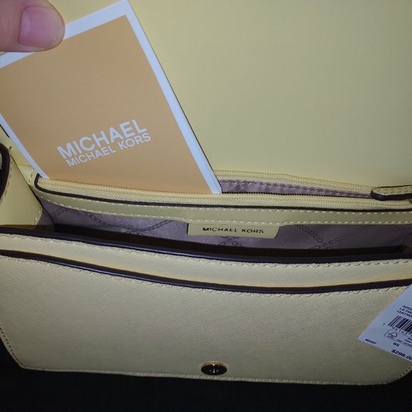 Michael kors Jet set large Saffiono leather crossbody bag - Picture 2 of 4